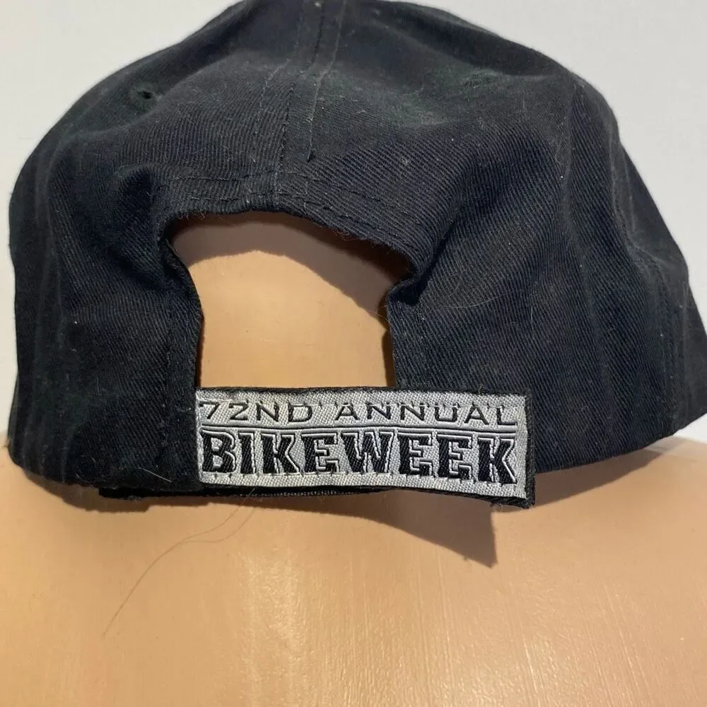 Men's Black 72th Annual Bike Week 2013‎ Daytona Beach Adjustable Baseball Cap